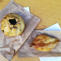 Two fried pastries in Valletta, Malta