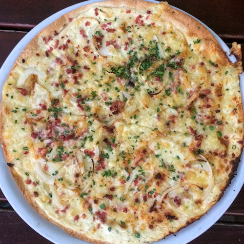 Elsässer Flammkuchen from Freiburg, Germany