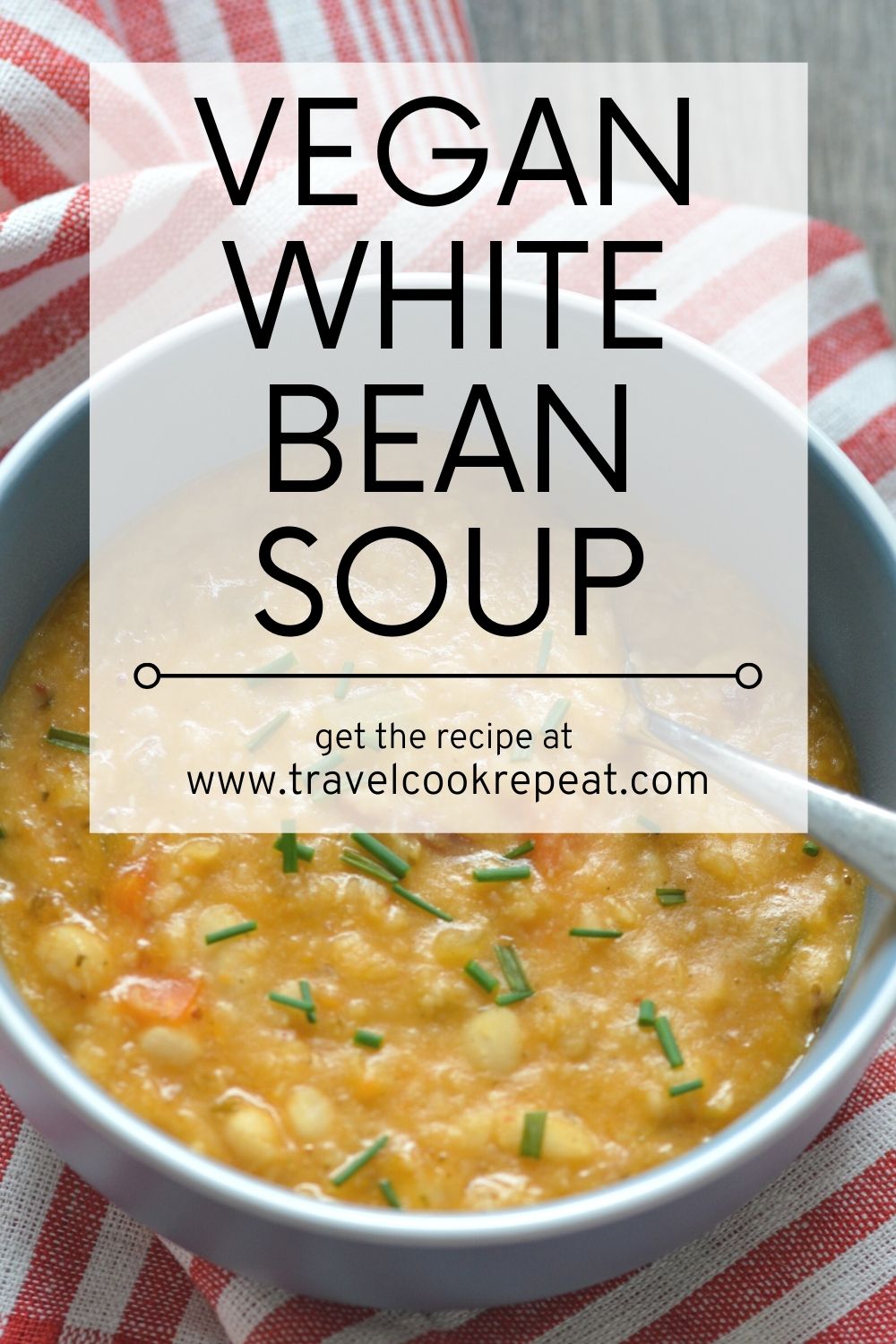 Vegan White Bean Soup with Chipotle