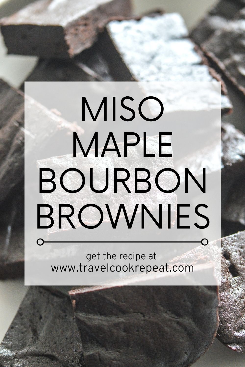 Bourbon Maple Brownies (with Miso)