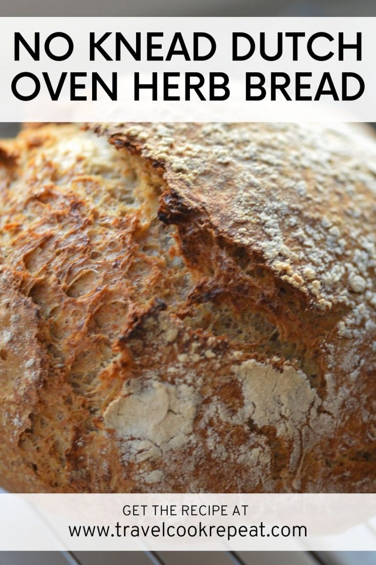 Dutch Oven Herb Bread - Completely Delicious