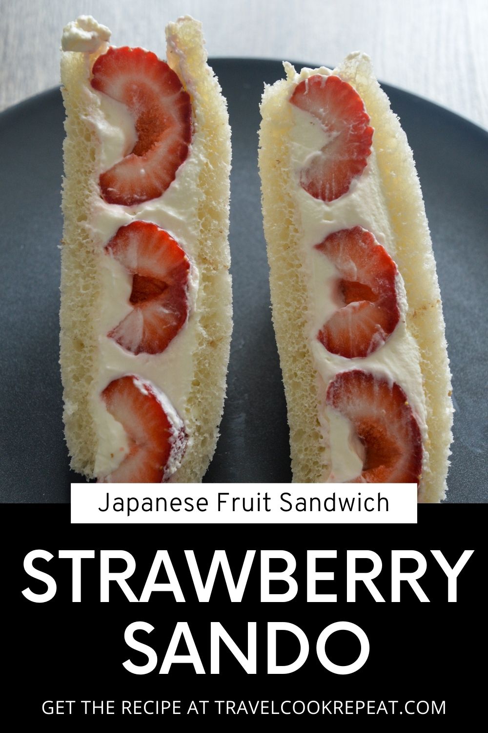 Strawberry Sando (Japanese Fruit Sandwich)